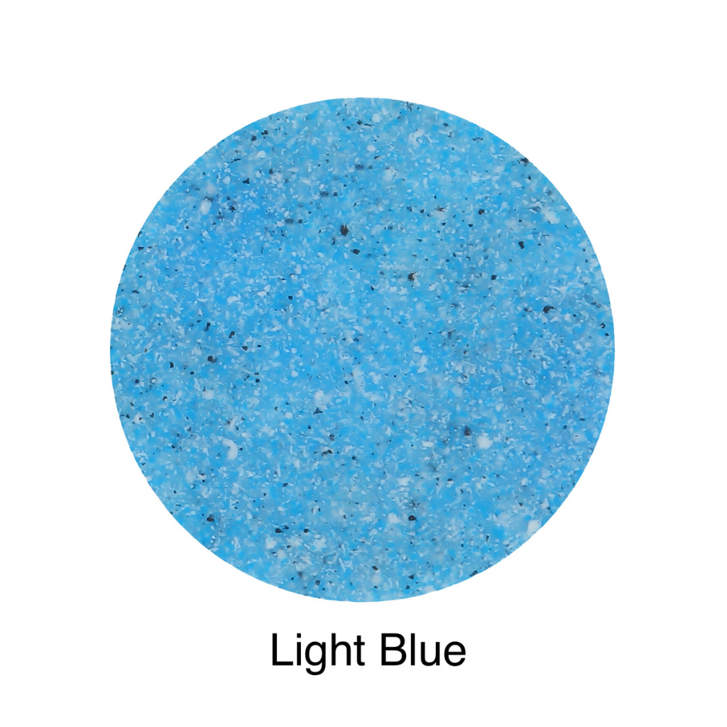 Liquidseat Pool Seat in Light Blue Granite - 24in Square