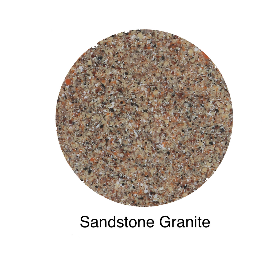 Liquidseat Swim-up Bar Stool - Sandstone Granite - NEW 24in Square